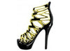 Ceramic Stiletto Shoe, Gold, Small
