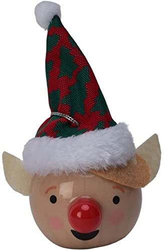 Widdop LED elf Christmas baubles set of six