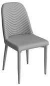 Riversway grey faux leather dining chair
