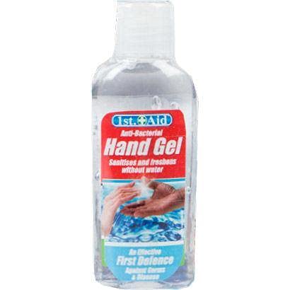 First Aid 100ml antibacterial hand gel with 75% alcohol