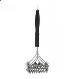 Stainless steel BBQ grill cleaning brush with scraper