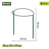 Set of nine MyGarden plant supports, 45 x 60cm
