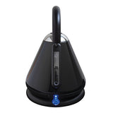 Quest 1.7L black pyramid cordless kettle