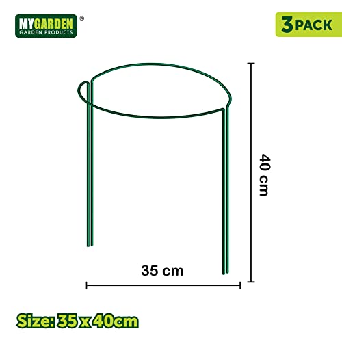 MyGarden nine pack green plant supports – 35 x 40cm