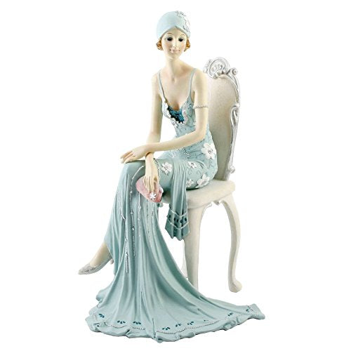 Widdop Broadway Belles lady on chair figurine