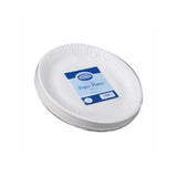 Pack of 35 white paper plates 7 inch 18cm