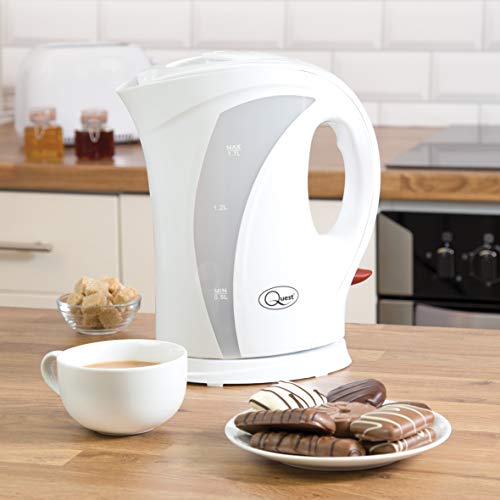 Quest 1.7L white electric kettle, 2000W