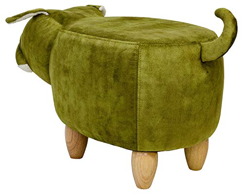 Shar Pei dog pouffe upholstered animal footstool
