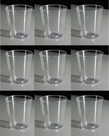 Kingfisher Catering pack of 32 clear 30ml reusable shot glasses