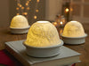Premier Decorations 12cm assorted ceramic tealight holder
