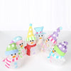 15cm colour-changing EVA snowman with pastel trim