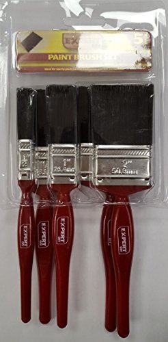 Kingfisher five-piece assorted paint brush set