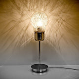 Febland clear glass giant bulb table lamp