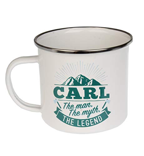 History & Heraldry Carl pre-printed enamel camping mug