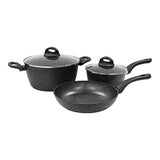 Blackmoor three-piece non-stick pan set