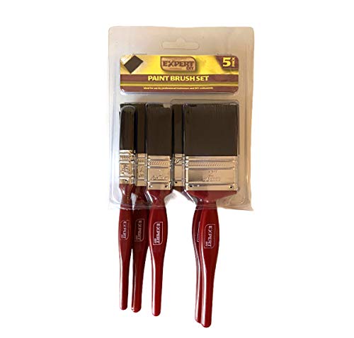 Five-piece paint brush set for DIY decorating