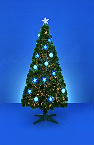 Premier 1.8m Christmas tree with blue LED lights