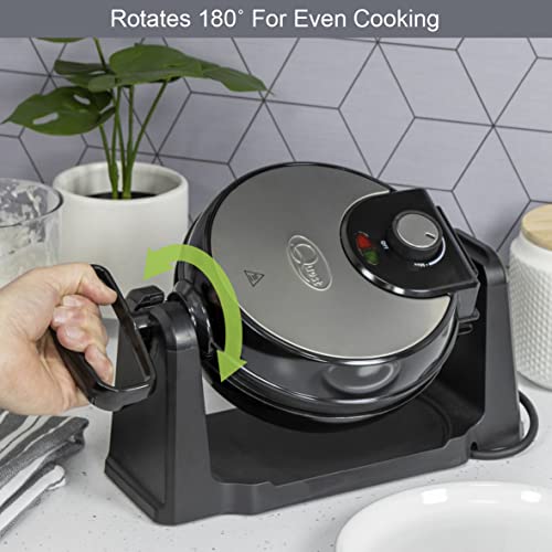 Quest rotating Belgian waffle maker