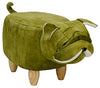 Shar Pei dog pouffe upholstered animal footstool