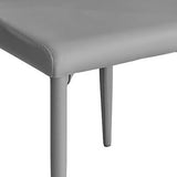 Riversway grey faux leather dining chair