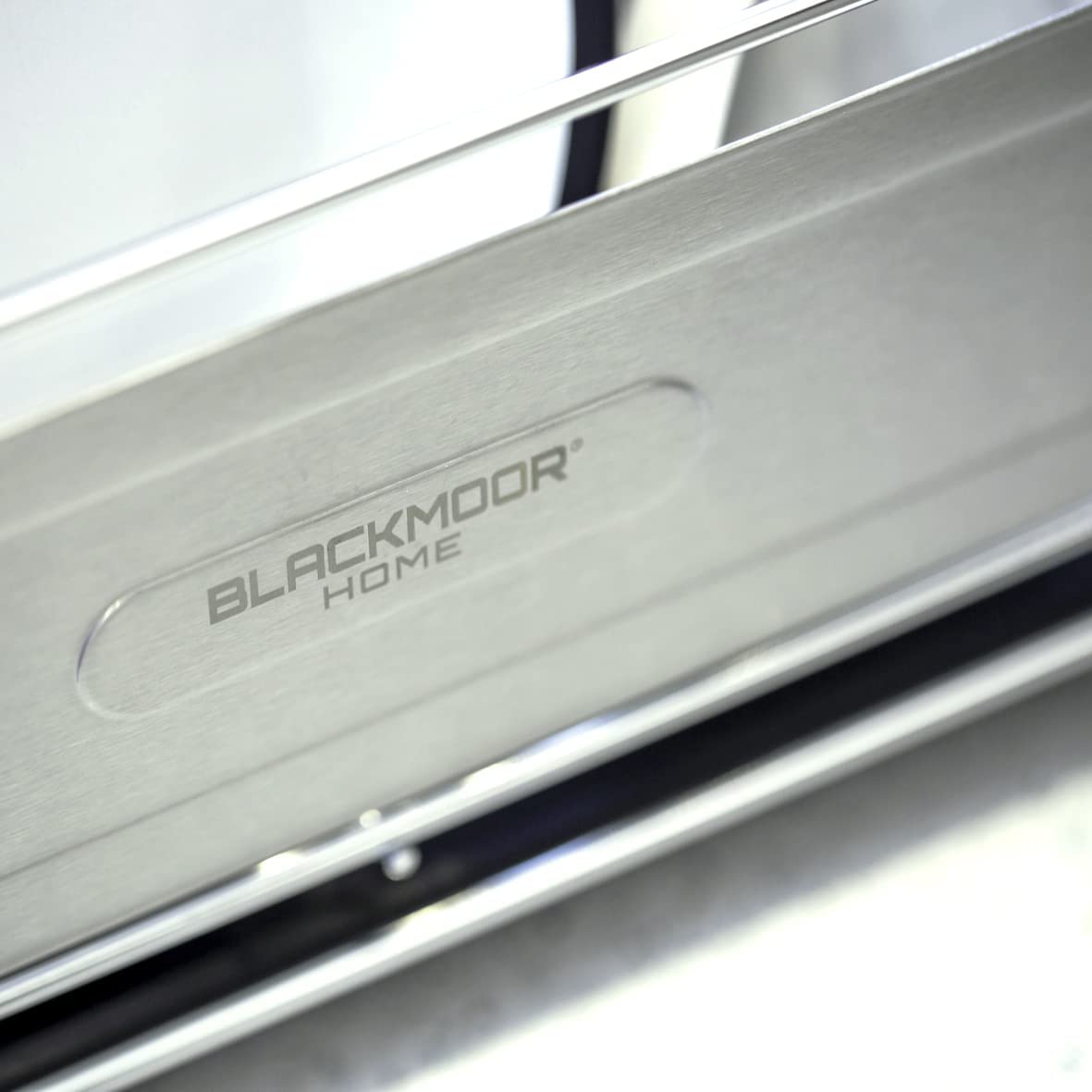 Blackmoor deluxe stainless steel dish drainer with wine glass rack
