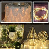 20 Battery Operated LED String Lights on Copper Wire Christmas Tree Lights (Pink)