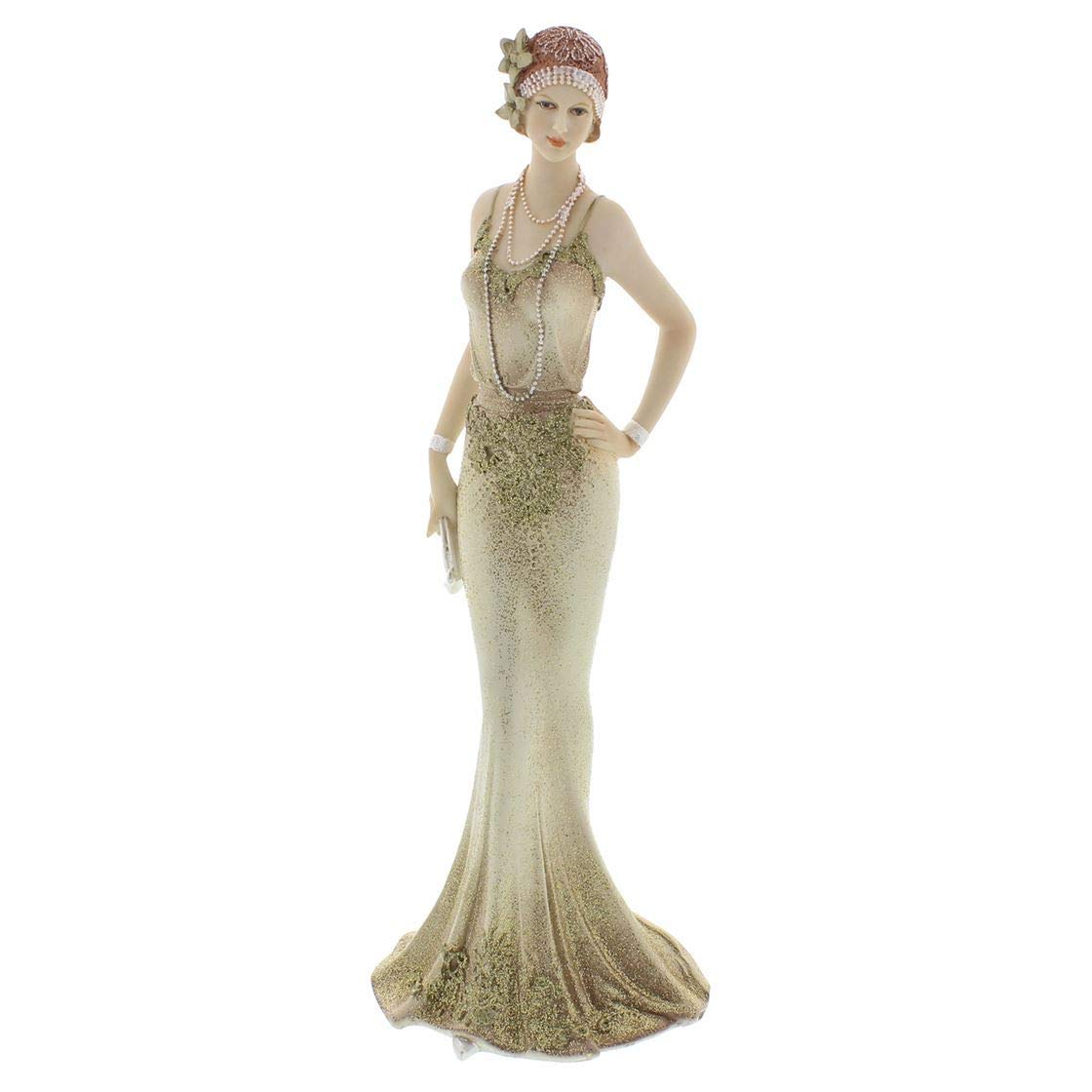 Juliana Broadway Belles Sabina gold glitter figurine – 34cm