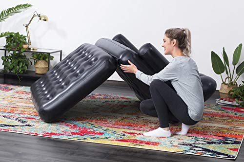 Bestway Multi-Max 5-in-1 black inflatable sofa bed