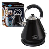 Quest 1.7L black pyramid cordless kettle