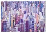 Febland Skyscrapers Canvas Print, Multi, Large