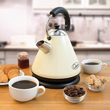 Quest cream 1.7L pyramid kettle 2200W