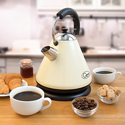 Quest cream 1.7L pyramid kettle 2200W