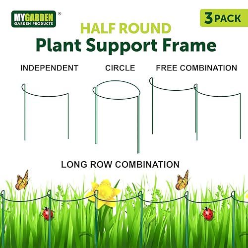 MyGarden nine pack green plant supports – 30 x 30cm