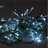 100 bright white LED chaser Christmas lights – 6.9m