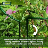 MyGarden nine pack green plant supports – 30 x 30cm