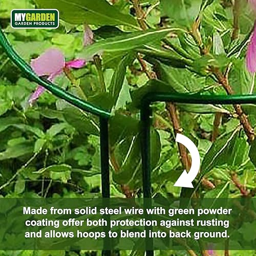 MyGarden nine pack green plant supports – 30 x 30cm
