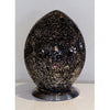 Mosaic Glass Egg Table Lamp Colour: Black