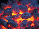 Compact 1kg pack of barbecue charcoal fuel