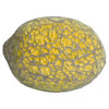 Yellow mosaic glass lemon ornament 9cm