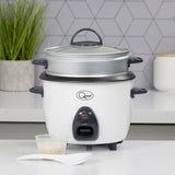 Quest 1L 400W white rice cooker and steamer