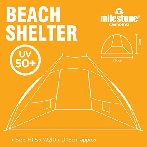 UV50+ beach shelter with carry bag