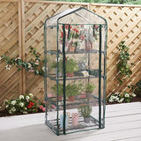 GardenKraft compact greenhouse with zipped roll-up access door