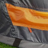 Milestone festival pop-up tent folded into carry bag