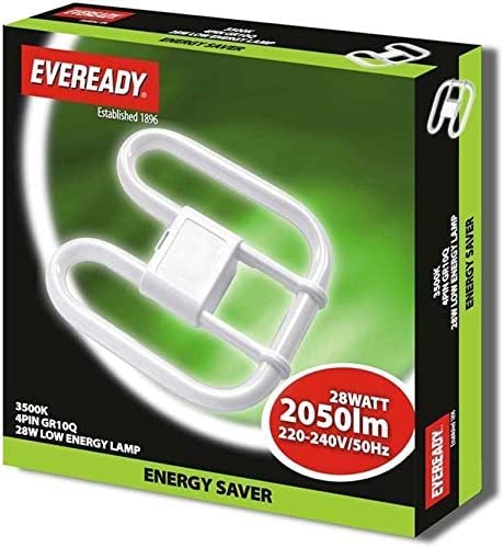 Eveready 28W 2-pin GR8 2D compact fluorescent lamp