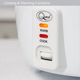 Quest 2.5L 900W rice cooker with keep warm – white
