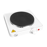 Quest 1500W single electric hob with five heat settings
