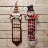 Widdop snowman hanging Christmas advent calendar – 76cm