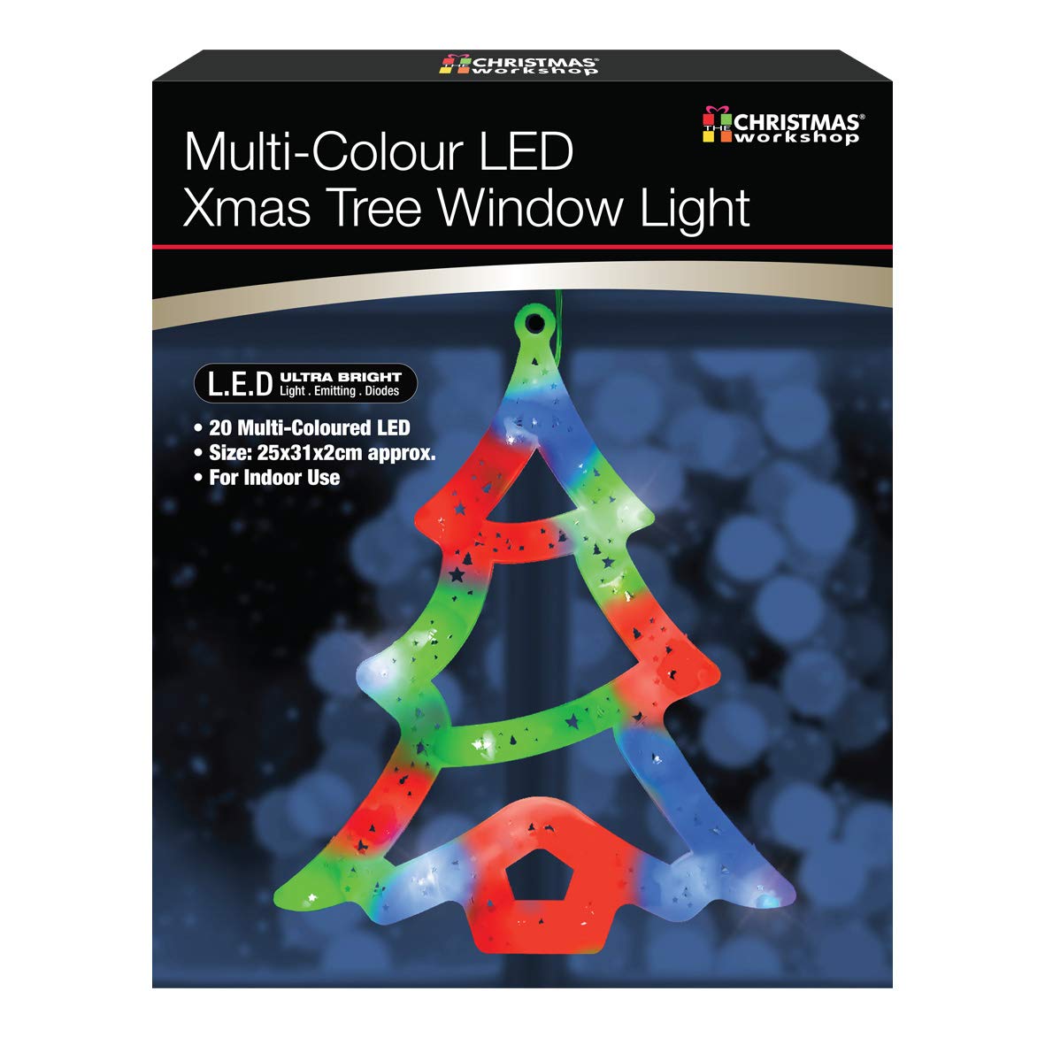 28cm warm white 24 LED Christmas tree window light