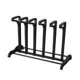 LKH black metal welly boot rack – holds 3 pairs