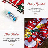 The Benross Christmas Workshop LED Merry Christmas Metallic Silhouette Light